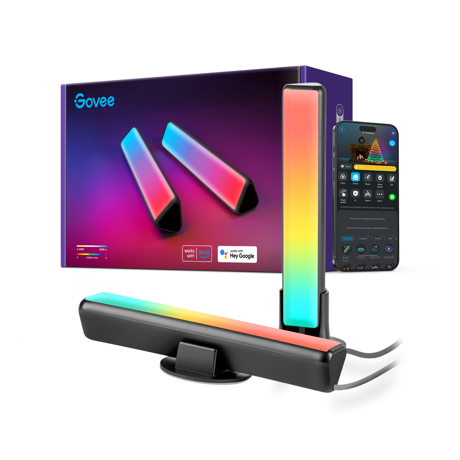 Refurbished RGBICWW WiFi + Bluetooth Flow Plus Light Bars