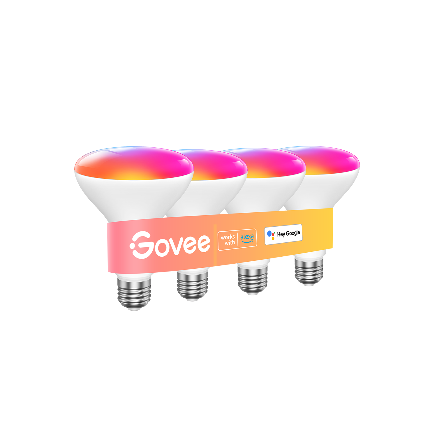 Govee BR30 Smart RGBWW Bulbs E26 1200lm